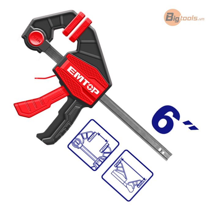 Thanh kẹp nhanh EMTOP - ECLPQ60101