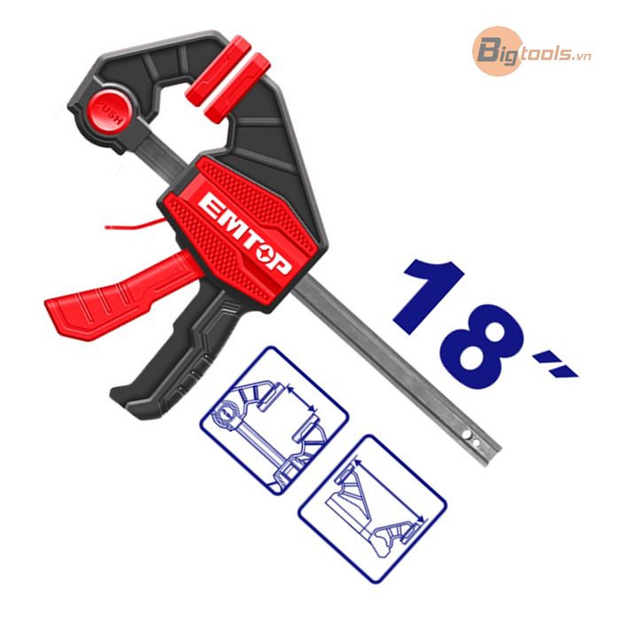 Thanh kẹp nhanh EMTOP - ECLPQ60301