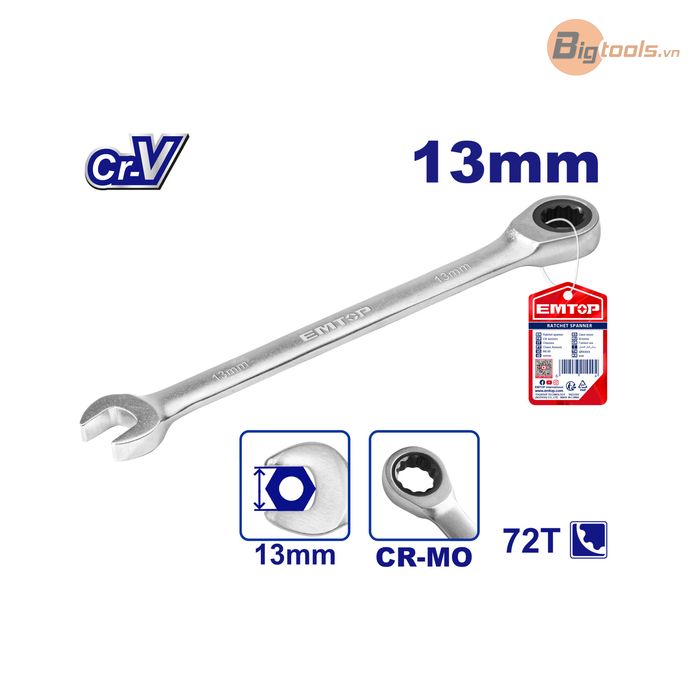 Cờ lê vòng miệng tự động EMTOP - ECSPAR131