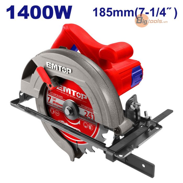 Máy cưa gỗ 185mm điện EMTOP - ECSW1852