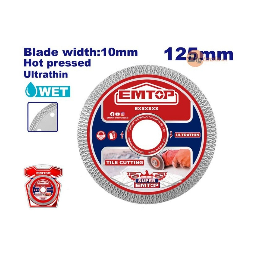 Đĩa kim cương siêu mỏng (Vành lưới) EMTOP - EDDCH81251