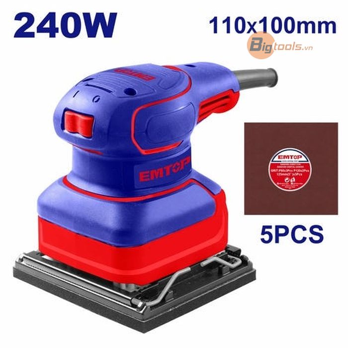 Máy chà nhám vuông điện EMTOP - EFSR24101