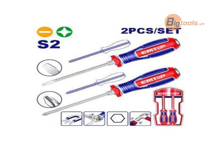 Bộ 2 tua vít đóng EMTOP - EGTST0203