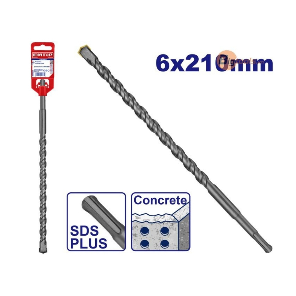 Mũi khoan bê tông (Đuôi gài) EMTOP - EHDR10603