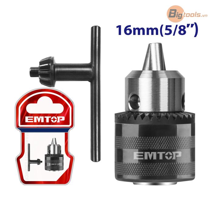 Đầu kẹp 16mm (sử dụng cho máy khoan điện) EMTOP - EKCY1601