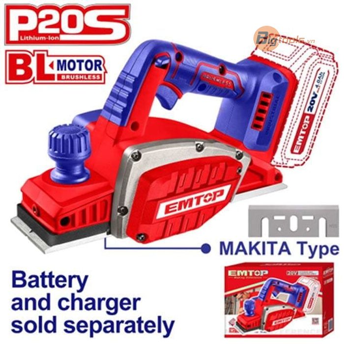 Thân máy bào gỗ pin  EMTOP - ELCR20401