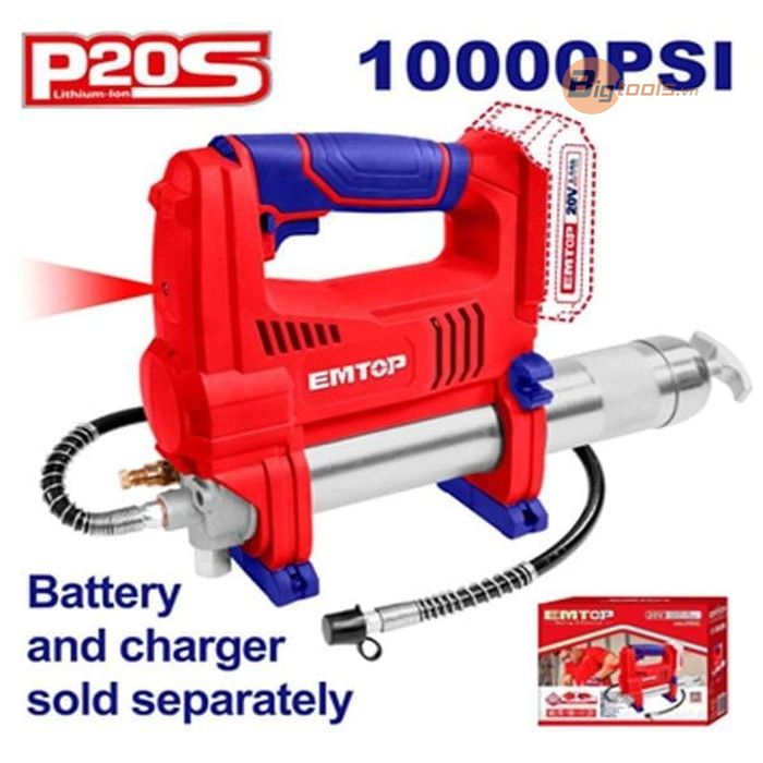 Thân máy bơm mỡ pin  EMTOP - ELGR2001