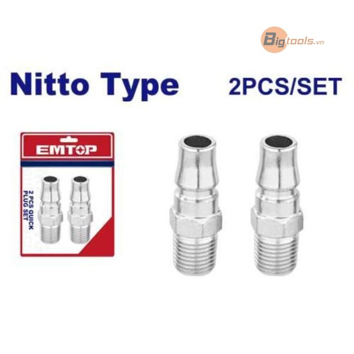 Bộ đôi khớp nối nhanh vào máy nén khí. EMTOP - EMQP2953