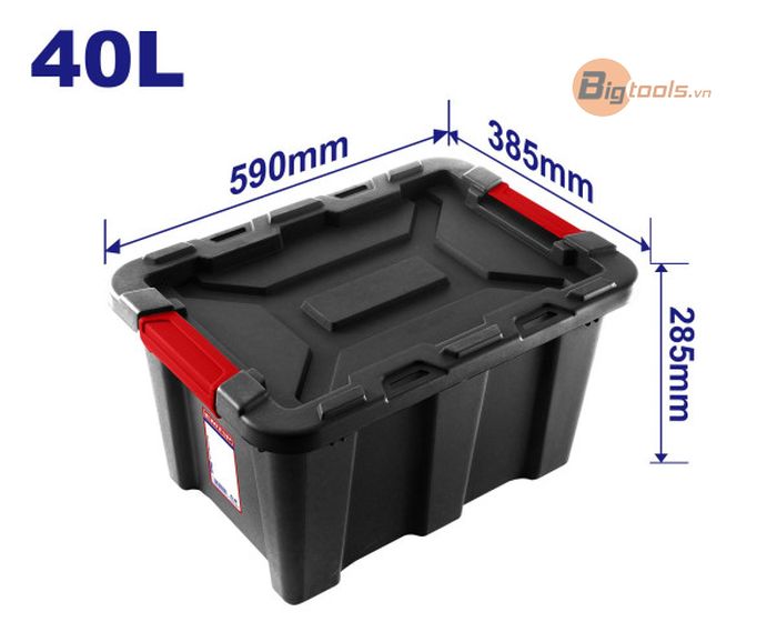 Thùng chứa bằng nhựa 40L EMTOP - EMTB3340