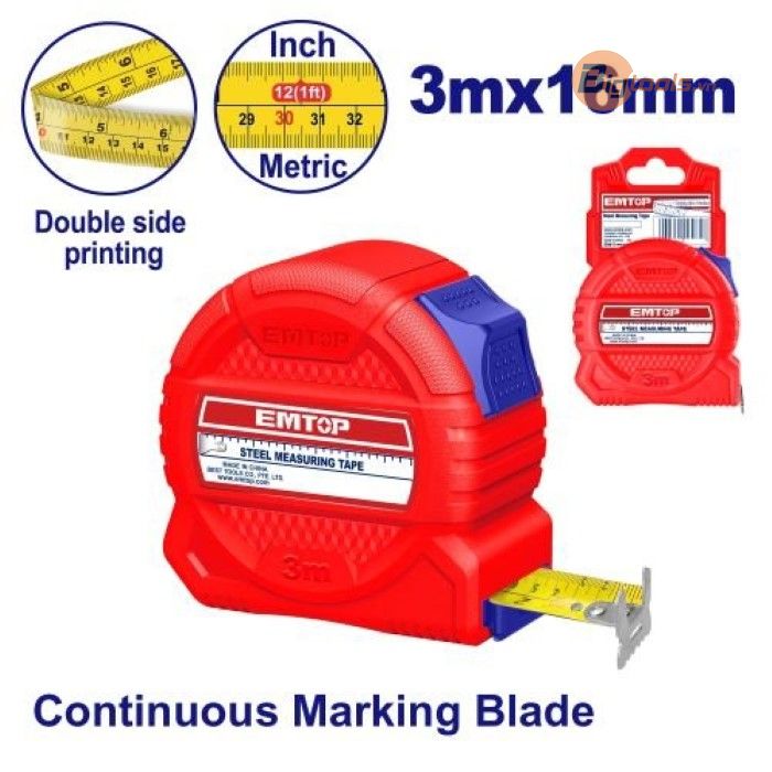 Thước cuộn võ nhựa ABS EMTOP - EMTP3316M