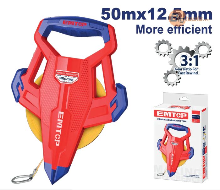 Thước dây 50m EMTOP - EMTP85001