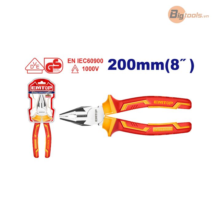 Kìm răng cách điện EMTOP - EPLRC0831