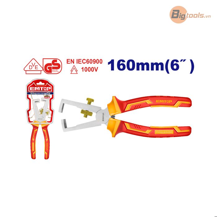 Kìm tuốt dây cách điện EMTOP - EPLRW0631