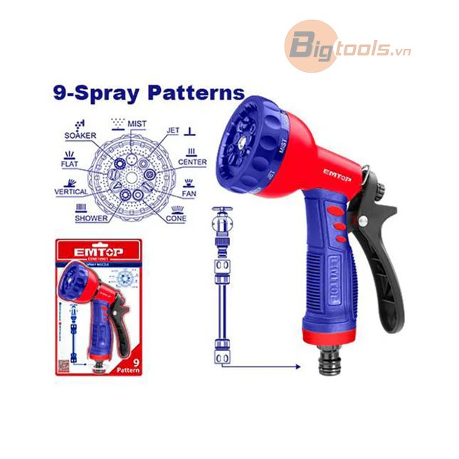 Vòi phun kích hoạt bằng nhựa EMTOP - ESNE10901