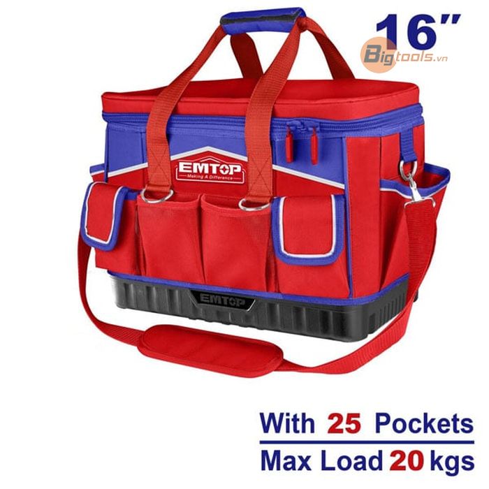 Túi đựng đồ 16' ( Có đế nhựa) EMTOP - ETBG48164