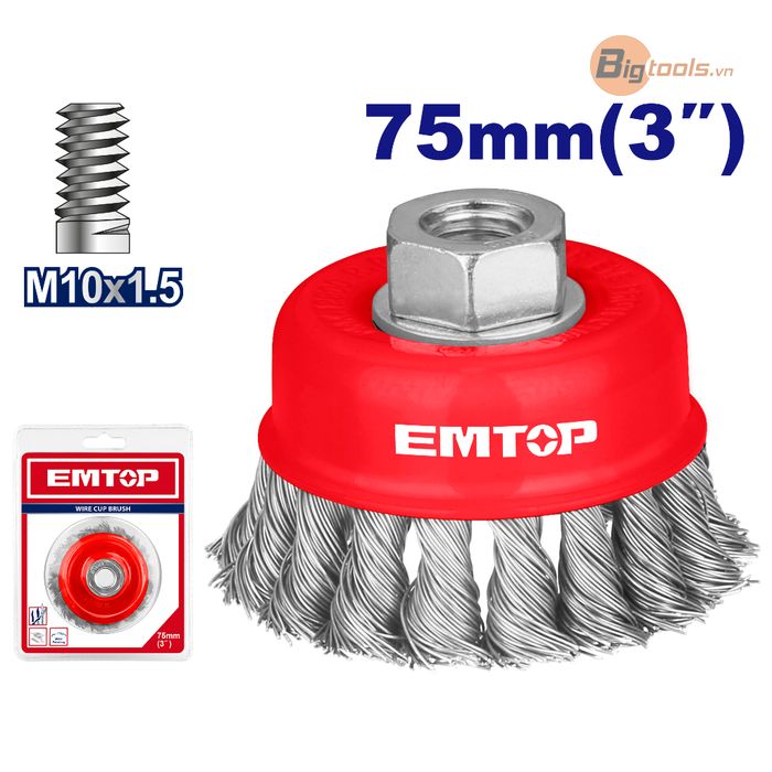 Chén cước xoắn dây EMTOP - EWCB70755