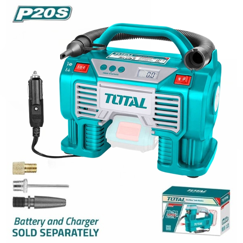 Máy nén khí tự động dùng pin 20V TOTAL - TACLI2012 (Chưa kèm pin sạc)