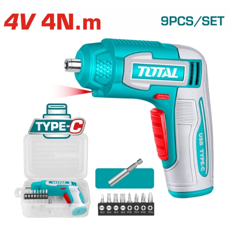 Máy siết vít dùng pin 4V Total TSDLI0458