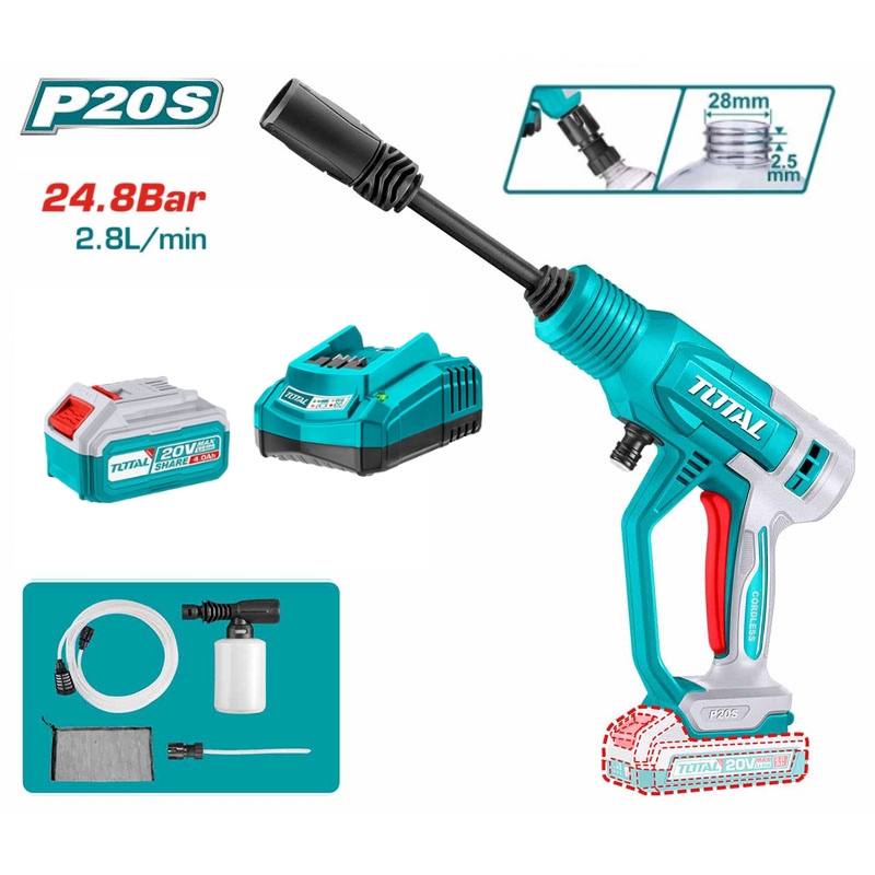 Máy xịt rửa dùng pin 20V Total TPWLI20362
