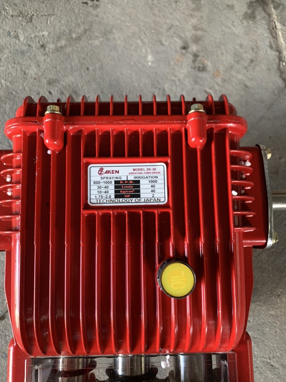 Đầu phun áp lực ZAKEN ZK30 - Bên trái