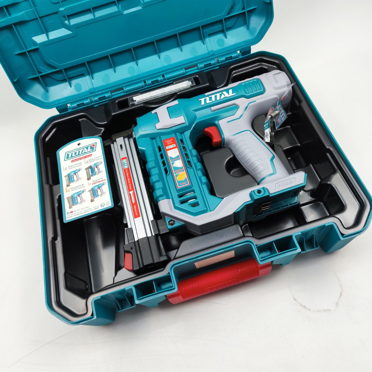 Máy bắn đinh bê tông không chổi than dùng pin 20V TOTAL - TCSTLI3805