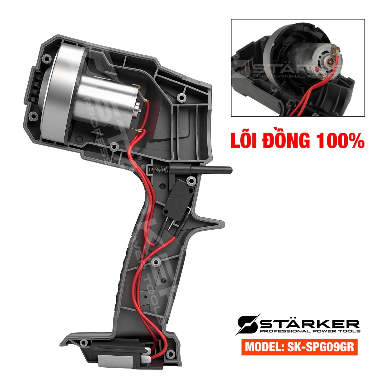 Máy Phun Sơn Dùng Pin Lithium-Ion 20V STARKER SK-SPG09GR