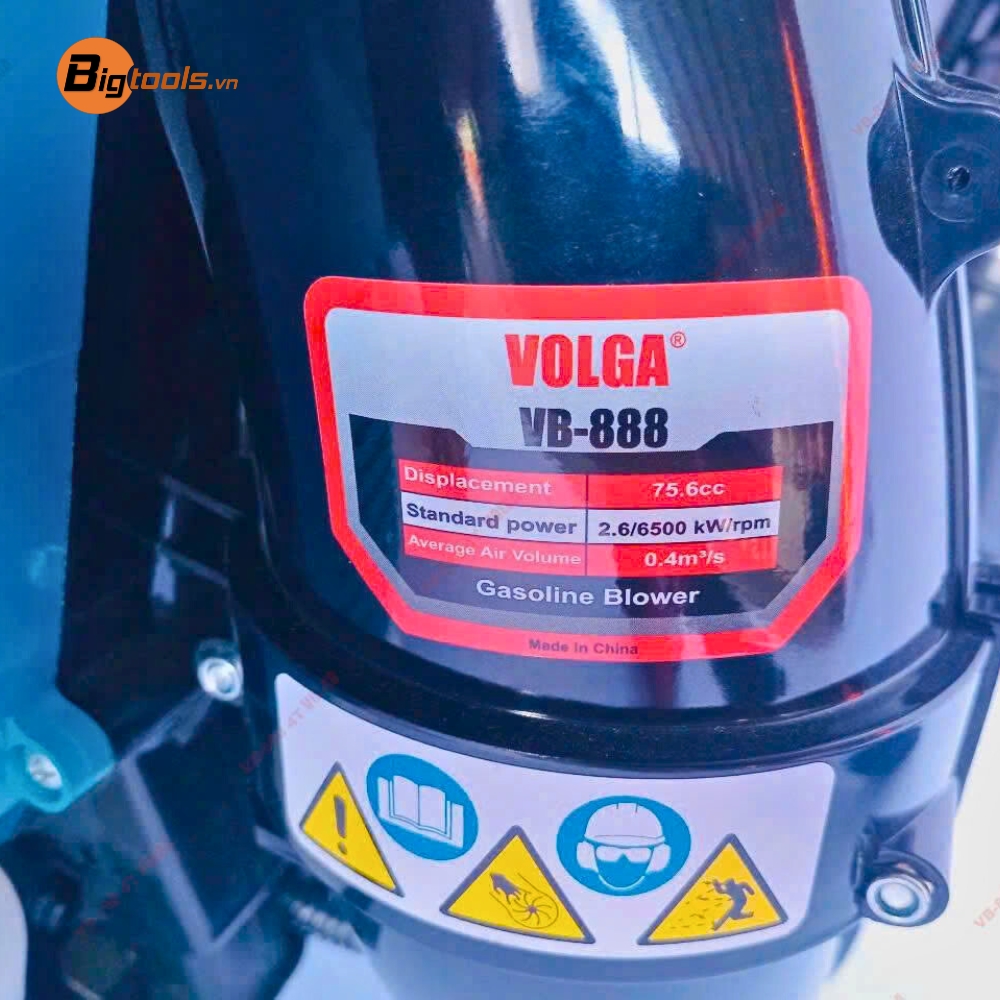 thân máy Máy thổi lá dùng xăng 4 thì VOLGA VB-888 (2.6Kw)