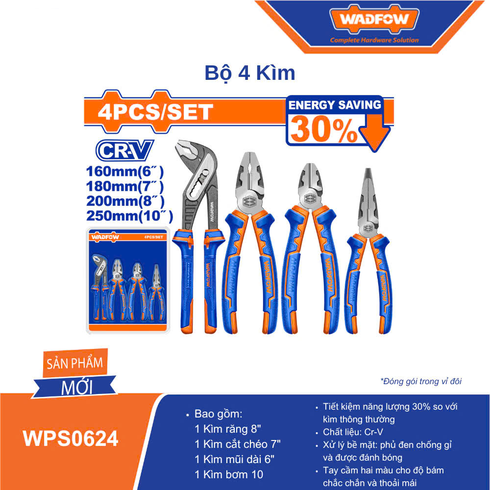 Bộ 4 Kìm WADFOW - WPS0624
