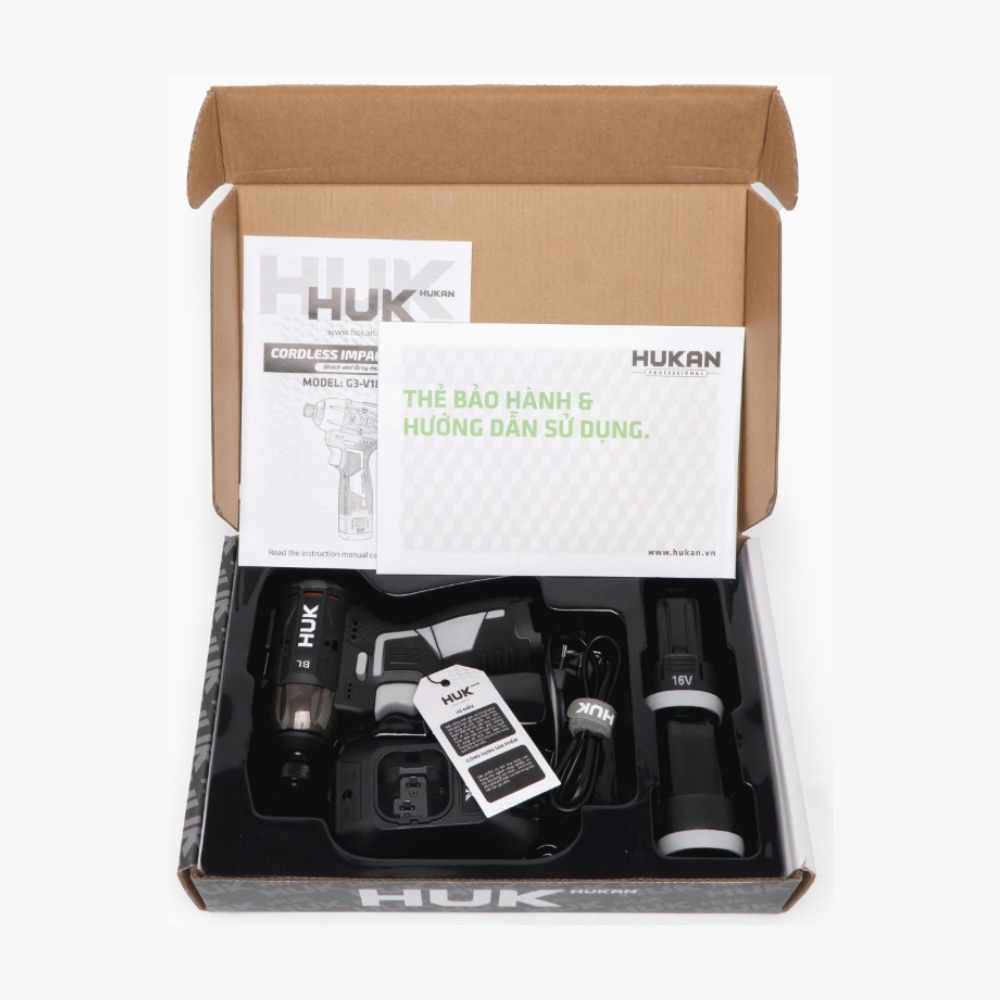 Máy Chuyên Vít Pin G3-V180LUX GEN 3 16V  Và Hộp Đựng