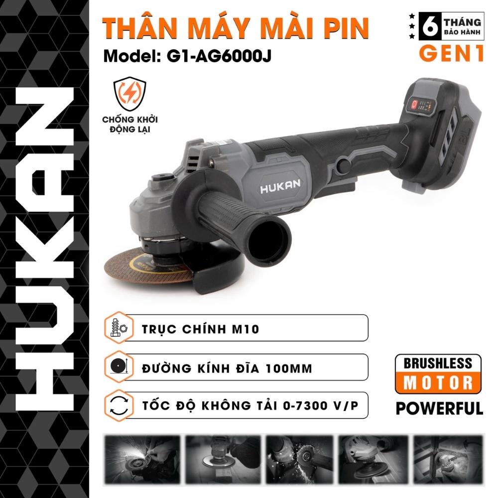 Thân Máy Mài Pin G1-AG6000J GEN 1