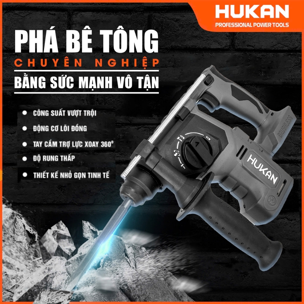 Thân Máy Khoan Bê Tông Pin G1-KBT2707