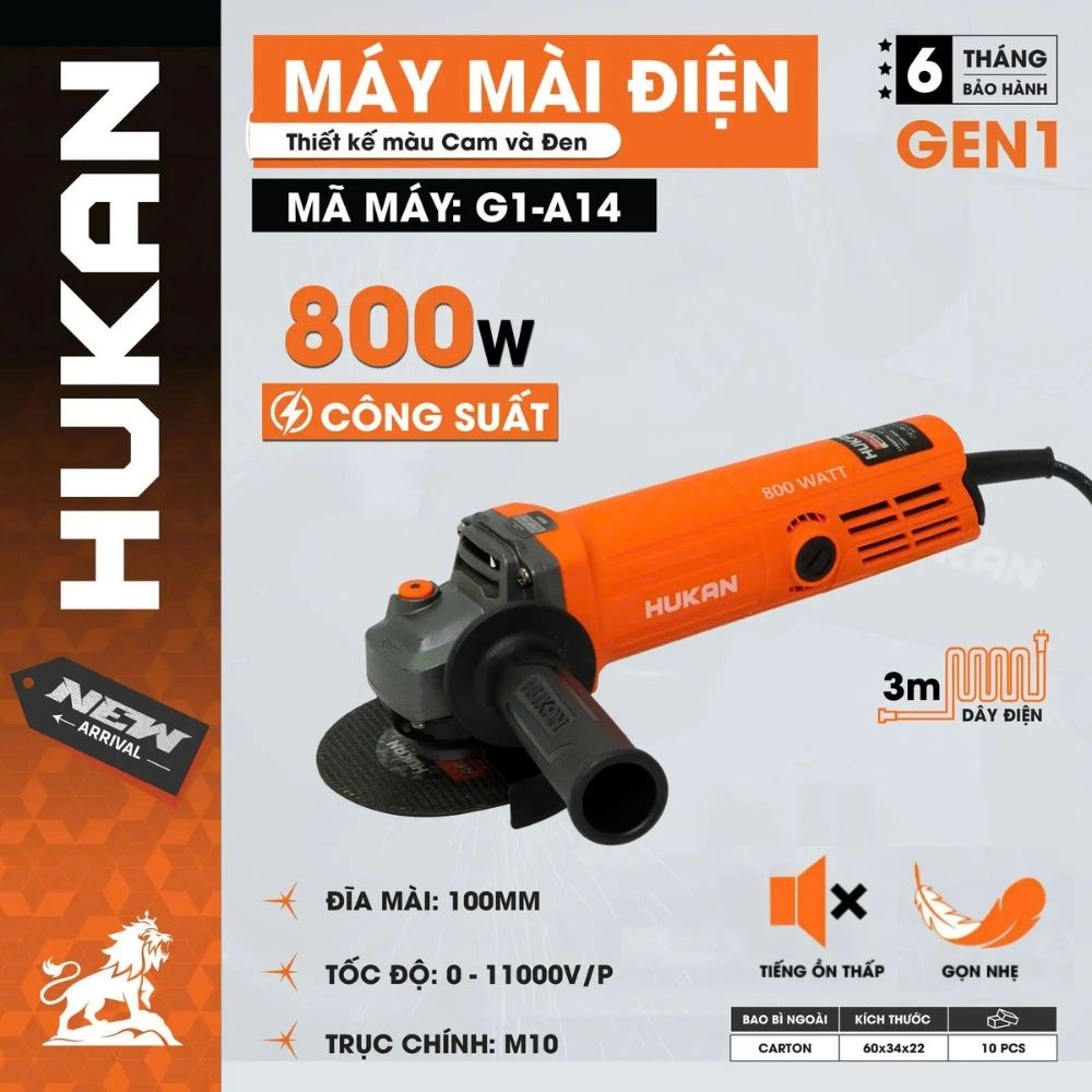 Máy Mài Công Tắc Đuôi G1-A14 GEN 1 800W