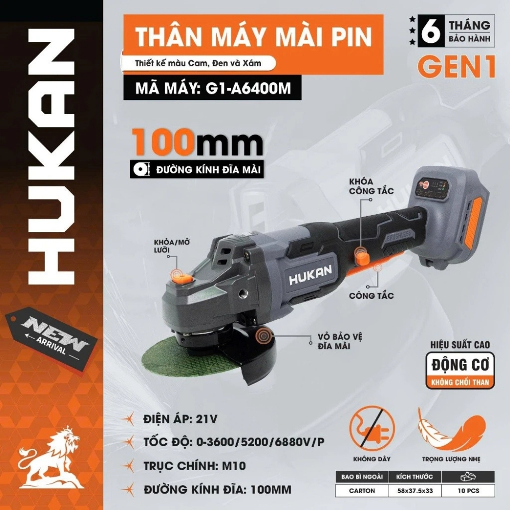 Thân Máy Mài Pin G1-A6400m GEN 1