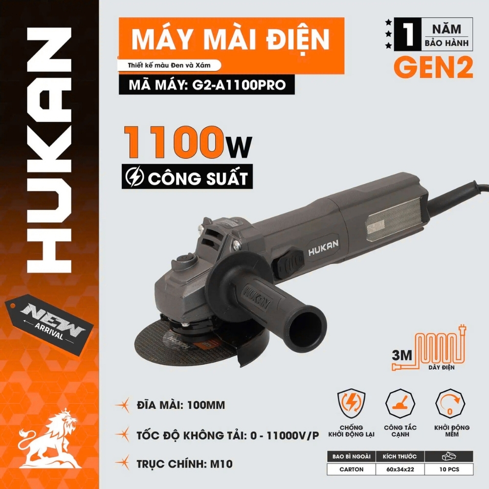 Máy Mài Công Tắc Cạnh G2-A1100PRO GEN 2 1100W