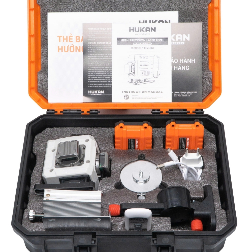 Hộp đựng máy Máy Cân Bằng Laser 12 Tia Xanh G2-G8 GEN 2 3D