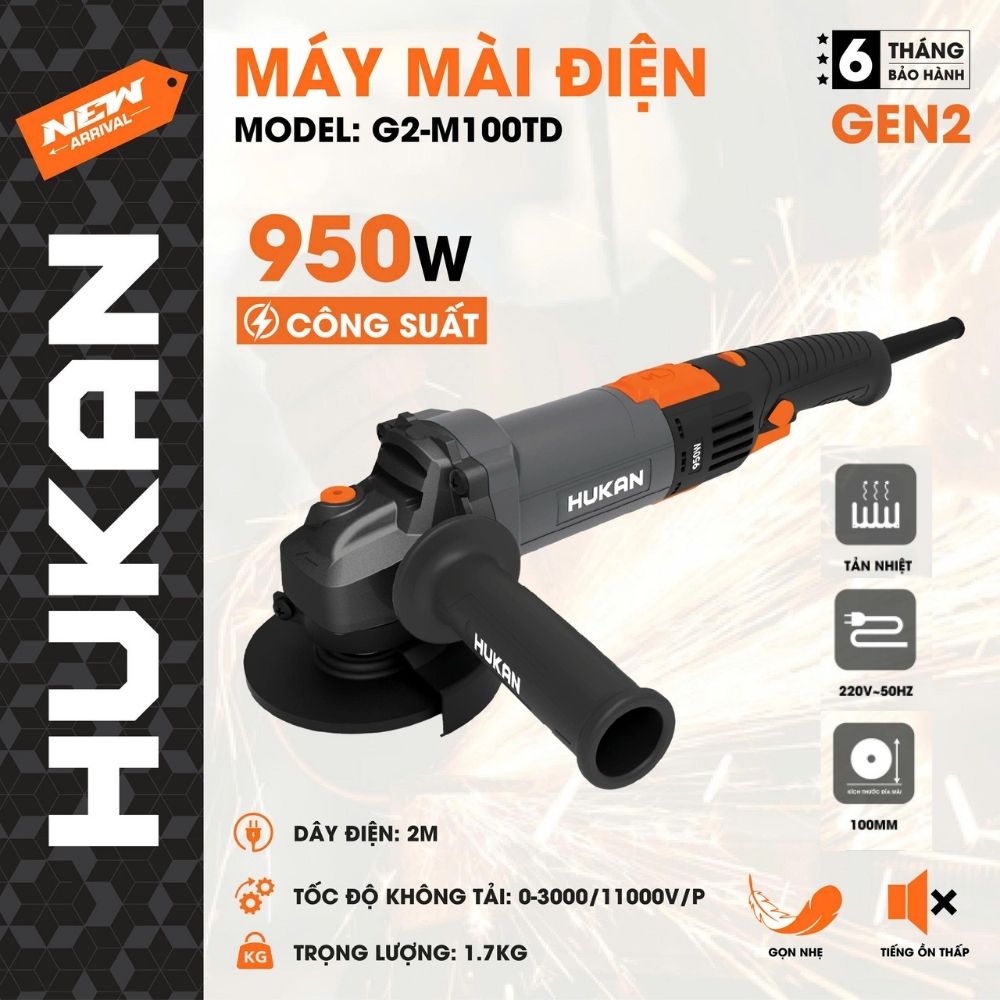 Máy Mài Công Tắc Bụng G2-M100TD GEN 2 950W