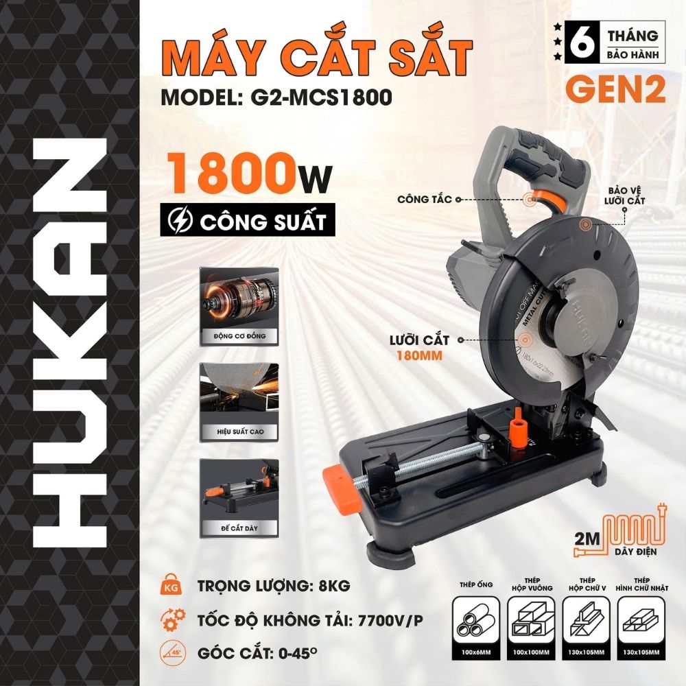 Máy Cắt Sắt Bàn G2-MCS1800 GEN 2 1800W