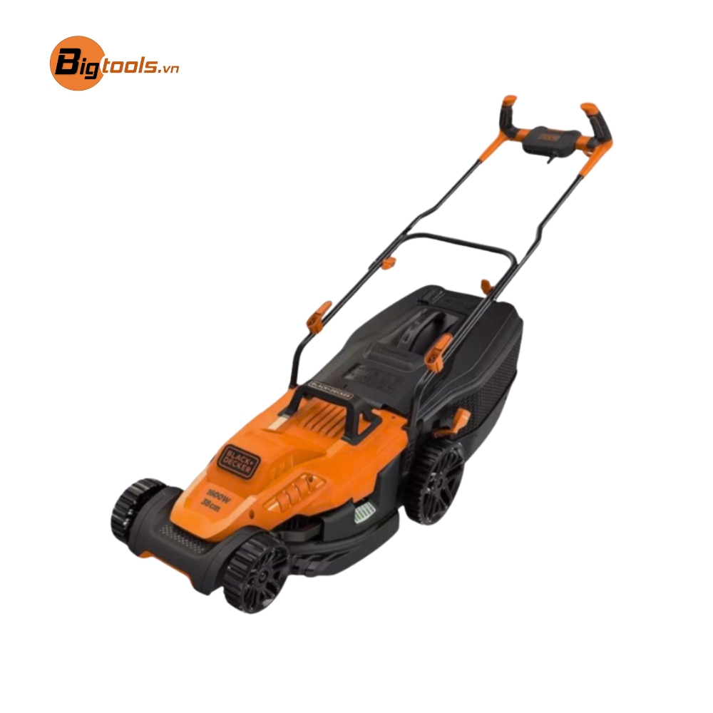 Máy cắt cỏ xe đẩy sân vườn 1600W-38mm B&D BEMW471BH-B1
