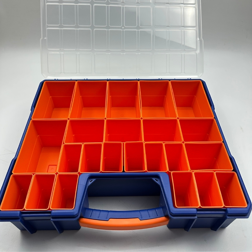 16.5" Hộp đựng đồ nghề nhiều ngăn Chống va đập Wadfow WTB1622