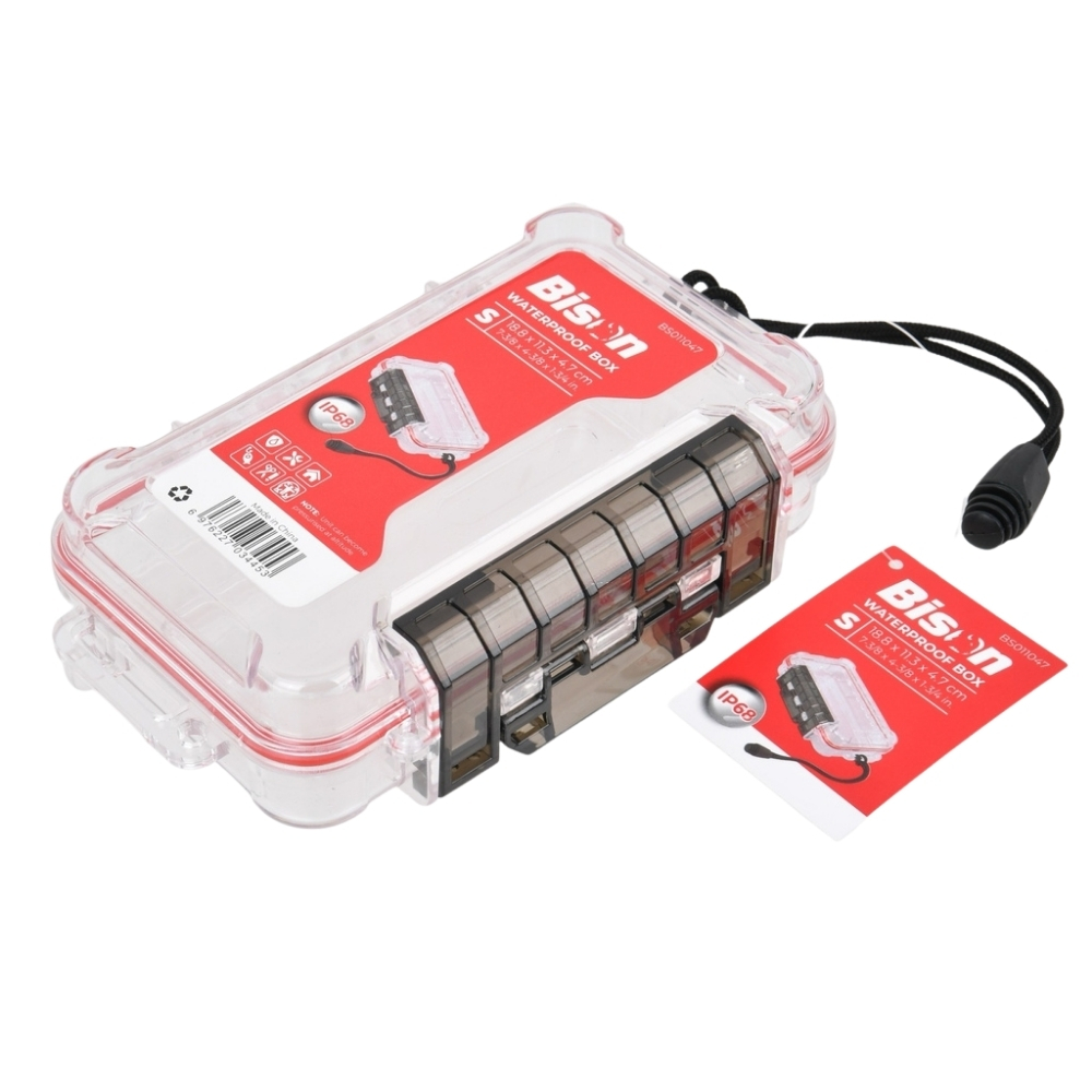 Hộp Lưu Trữ Di Động Chống Nước Bison BS011047 Chuẩn IP68 Nhựa PP Cao Cấp