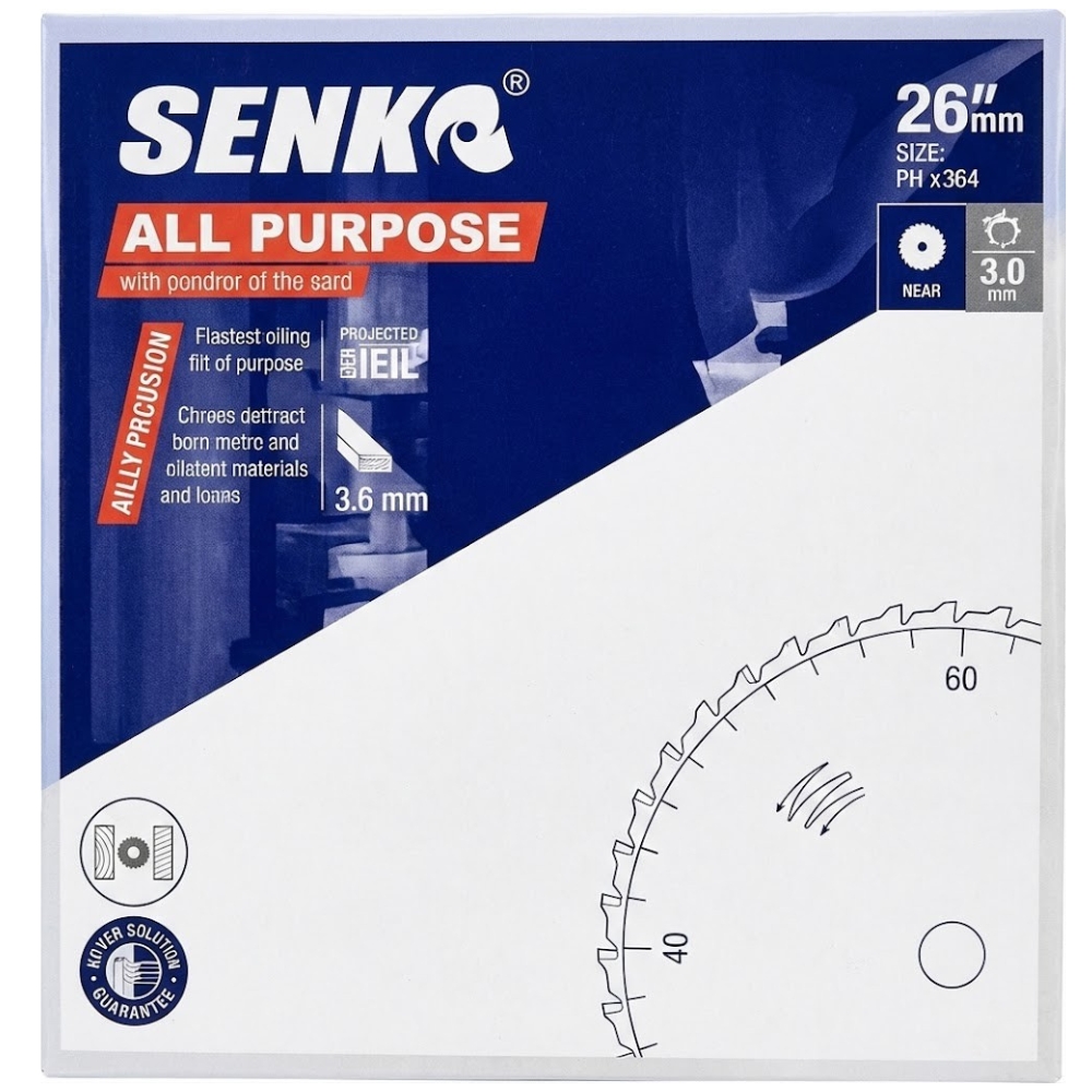 Lưỡi Cưa Gỗ Hợp Kim Phổ Thông Senka – Từ Ø105mm Đến Ø350mm