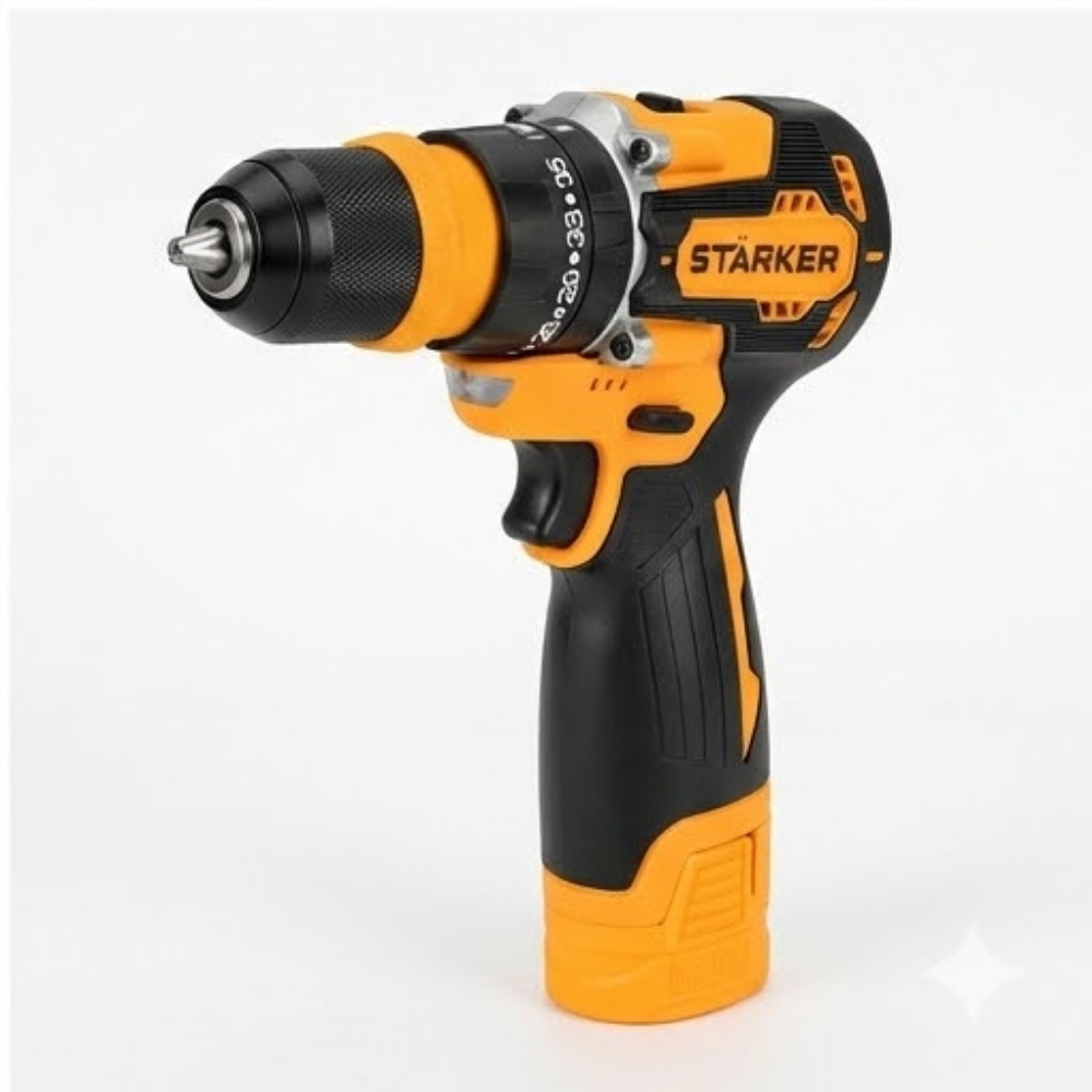 Bộ máy khoan 10mm STARKER 16,8Volt SK-904QUICK (Bộ 2 pin + Sạc)