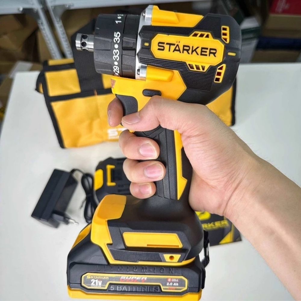 máy khoan STARKER 10mm - 21Volt SK-905QUICK