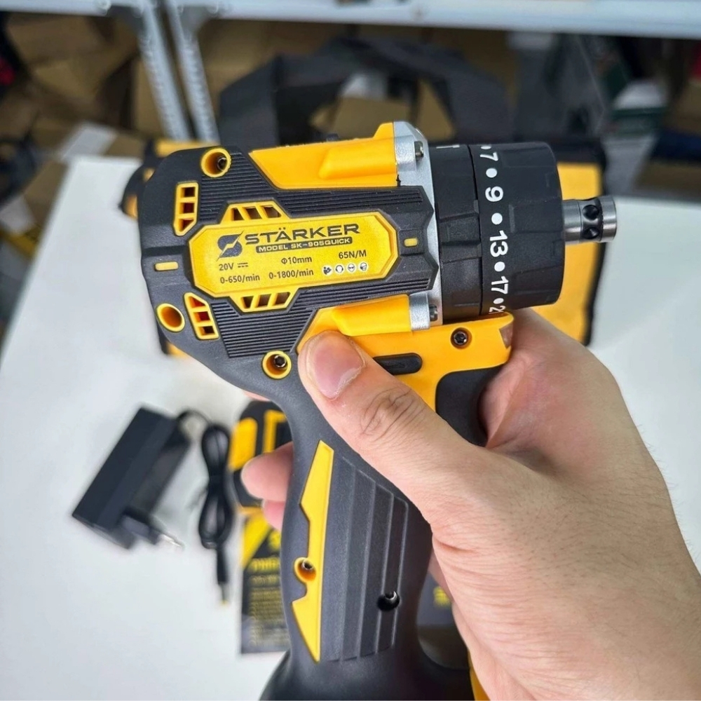 máy khoan STARKER 10mm - 21Volt SK-905QUICK