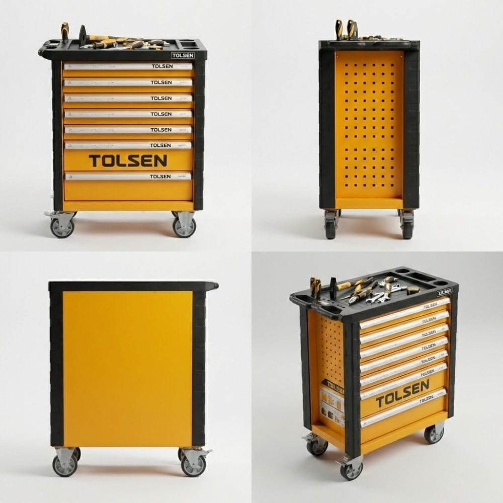 Tủ đựng đồ nghề 6 ngăn dụng cụ 175 chi tiết Tolsen 85410