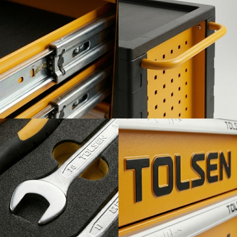 Tủ đựng đồ nghề 6 ngăn dụng cụ 175 chi tiết Tolsen 85410