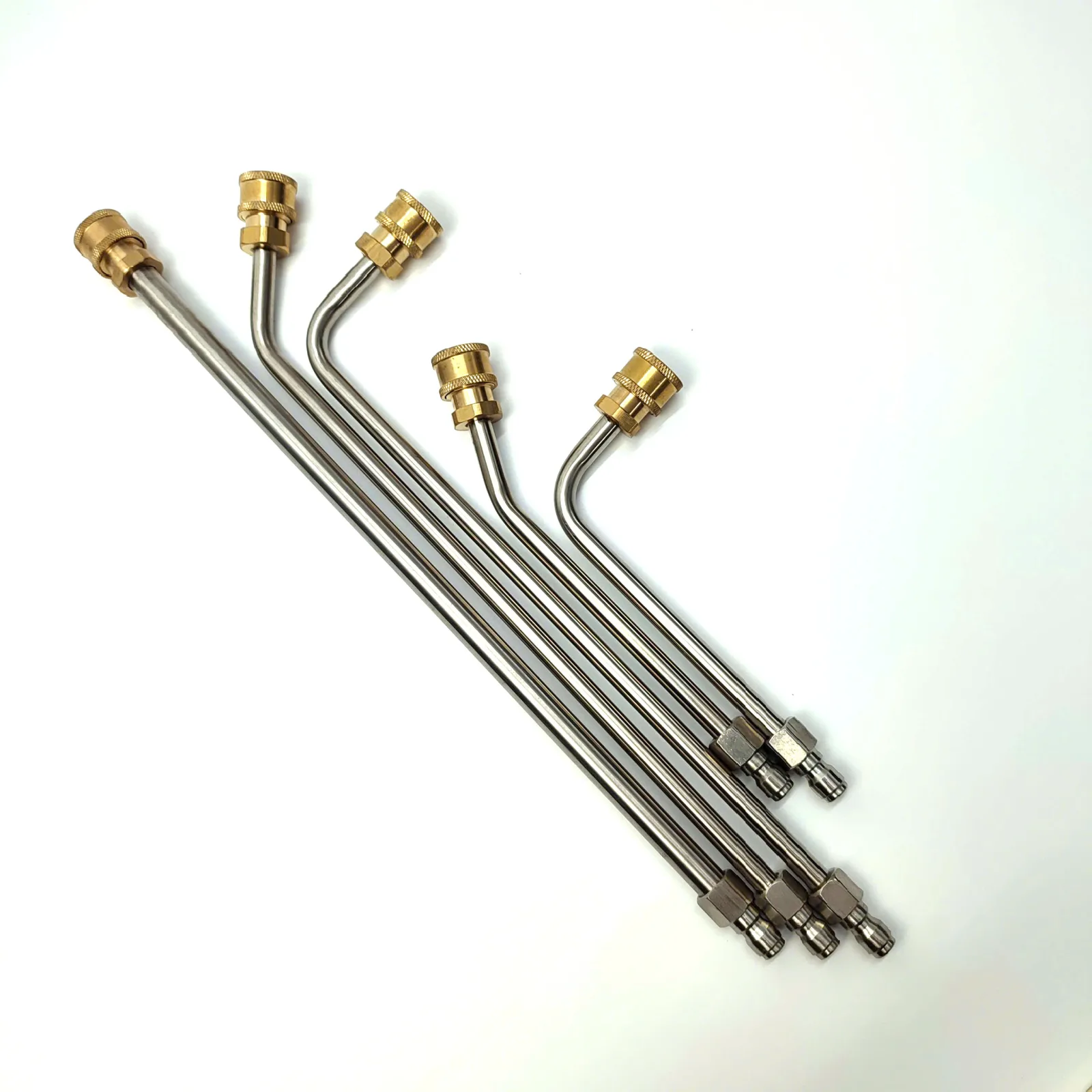 Cần xịt rửa máy lạnh dài 15-30cm 2 đầu nối nhanh 90° - 135° - 180° | Cần xịt cao áp vệ sinh điều hòa