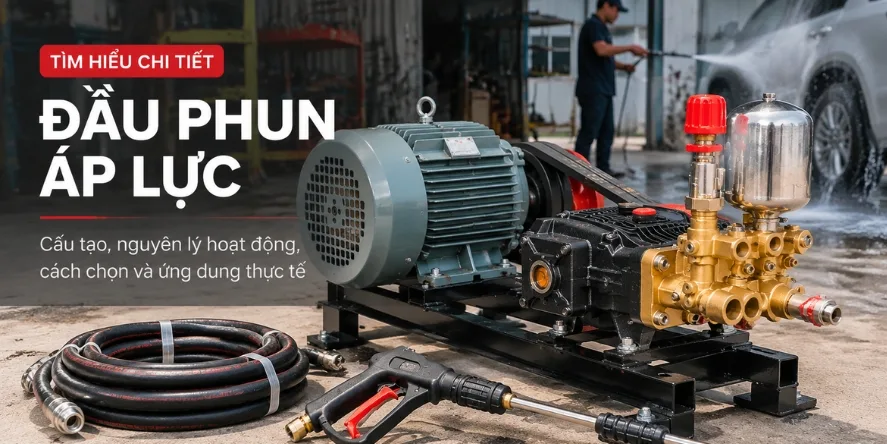 Đầu Phun Áp Lực: Phân Loại, Thông Số Và Cách Chọn Đúng Cho Nhu Cầu Sử Dụng