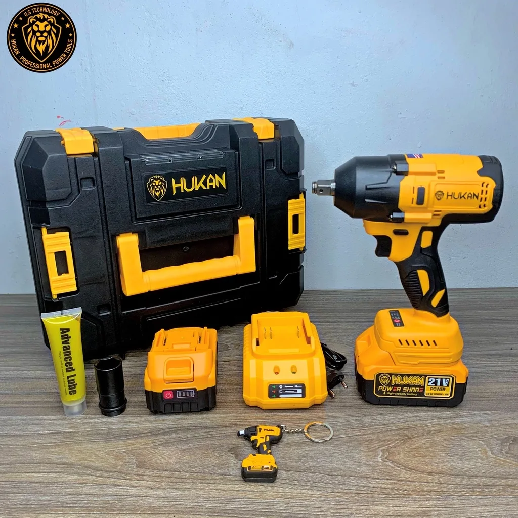 Máy Siết Bulong HUKAN HK-F90 21V 600N.m Không Chổi Than