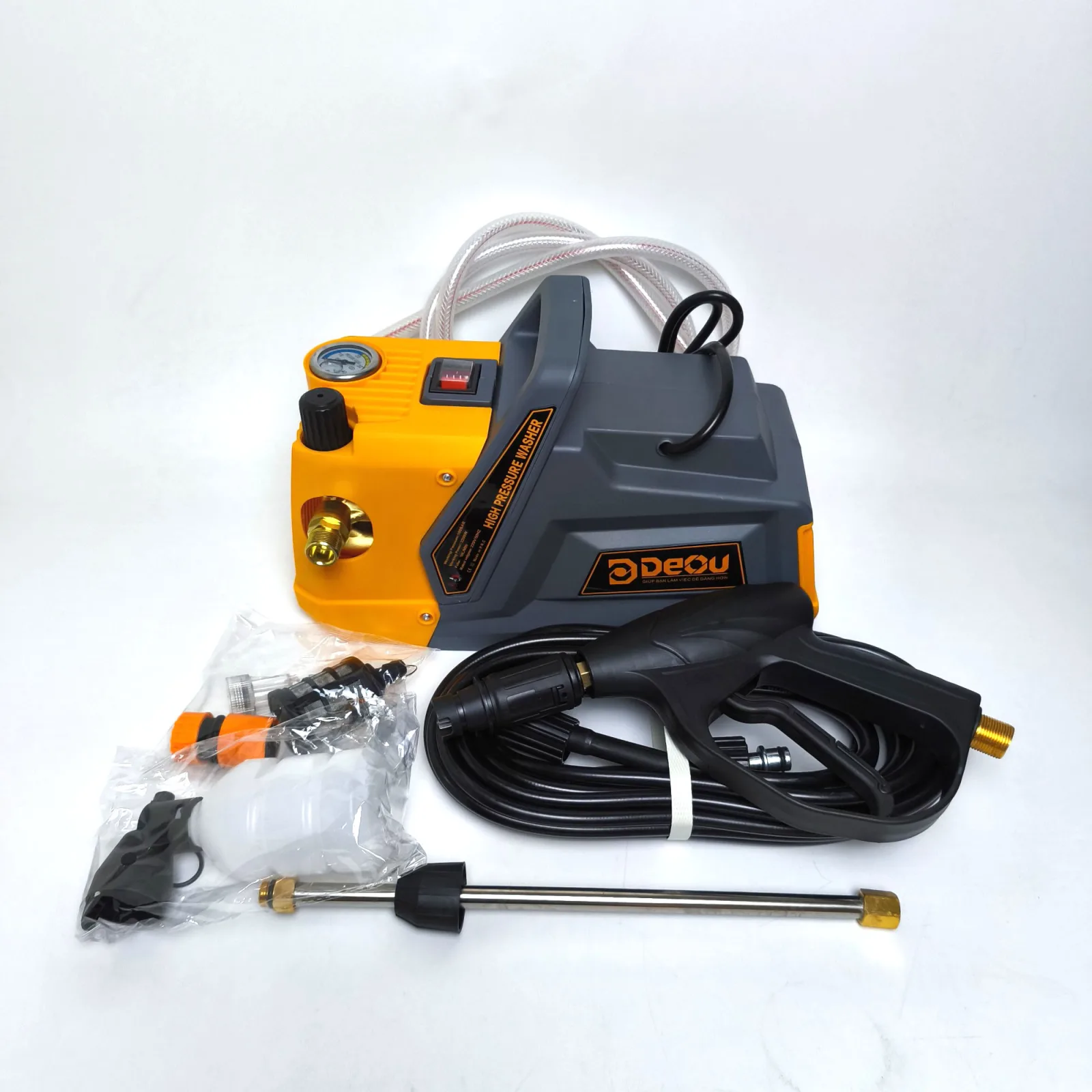 Máy xịt rửa xe chỉnh áp DEOU AP22